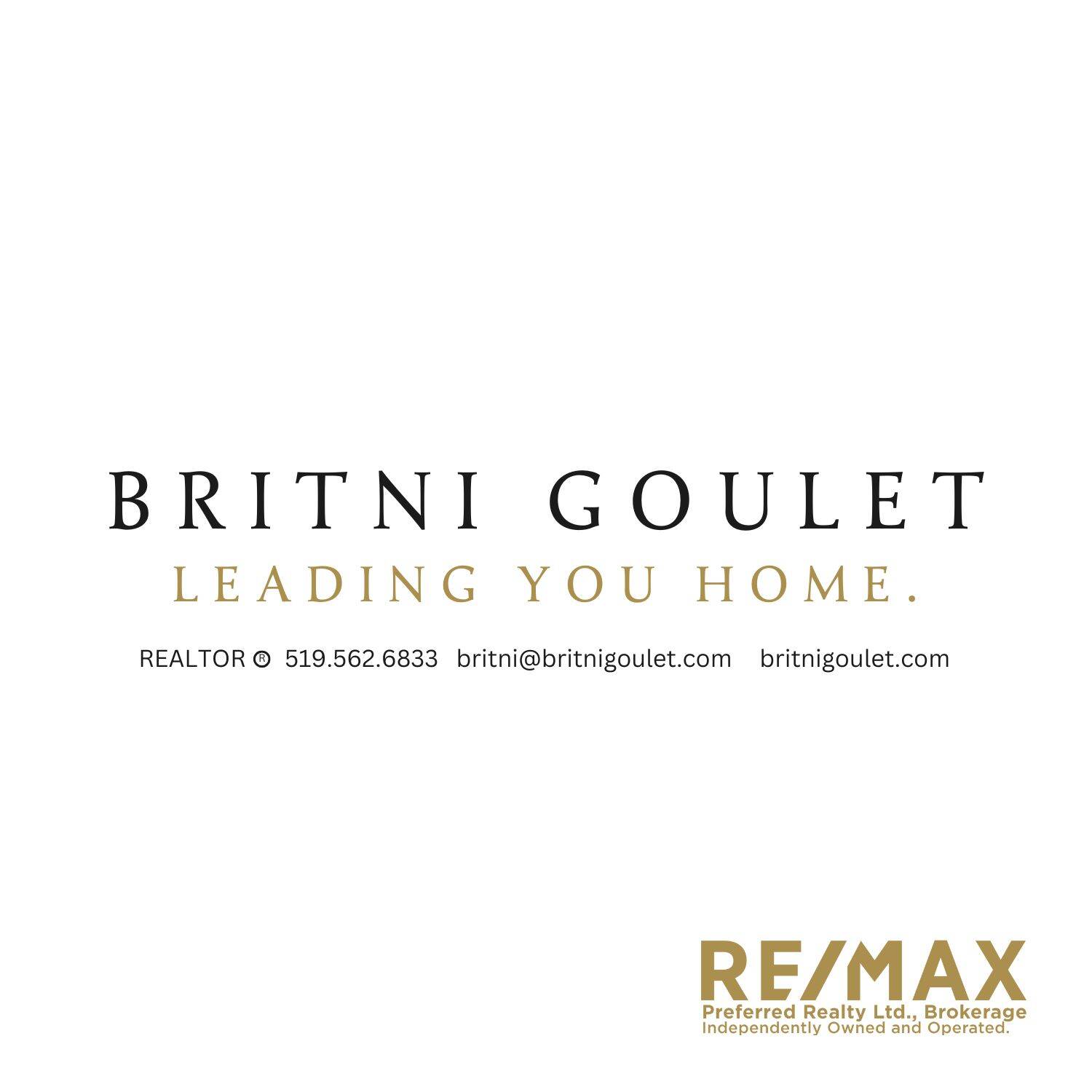 Britni Goulet RE/MAX